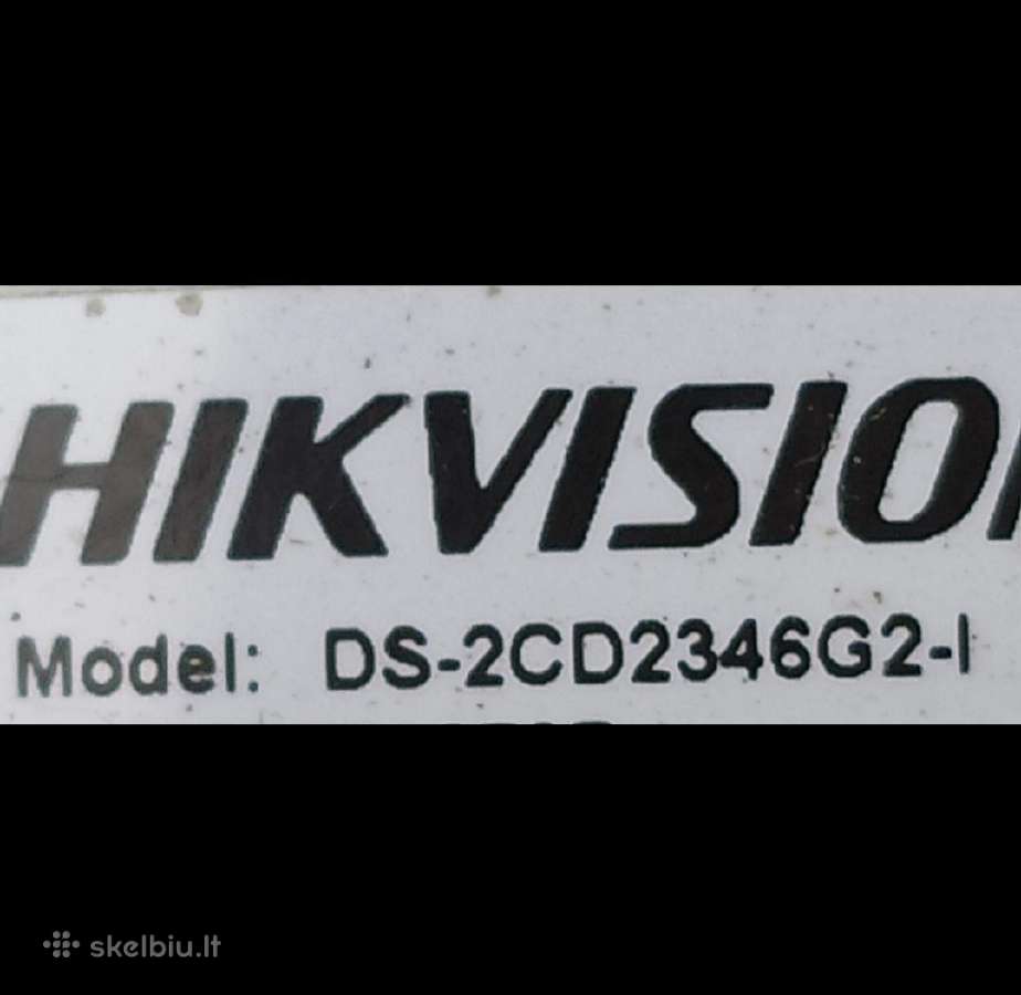 Hikvision kamera - nuotraukos Nr. 2