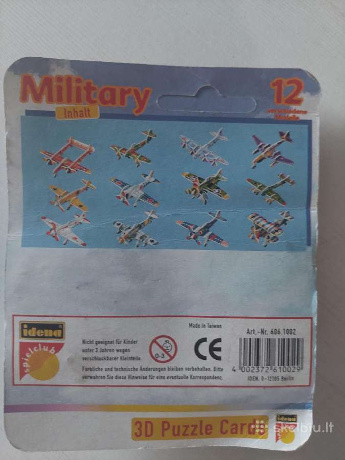 3D mini lėktuvų modeliai - nuotraukos Nr. 2