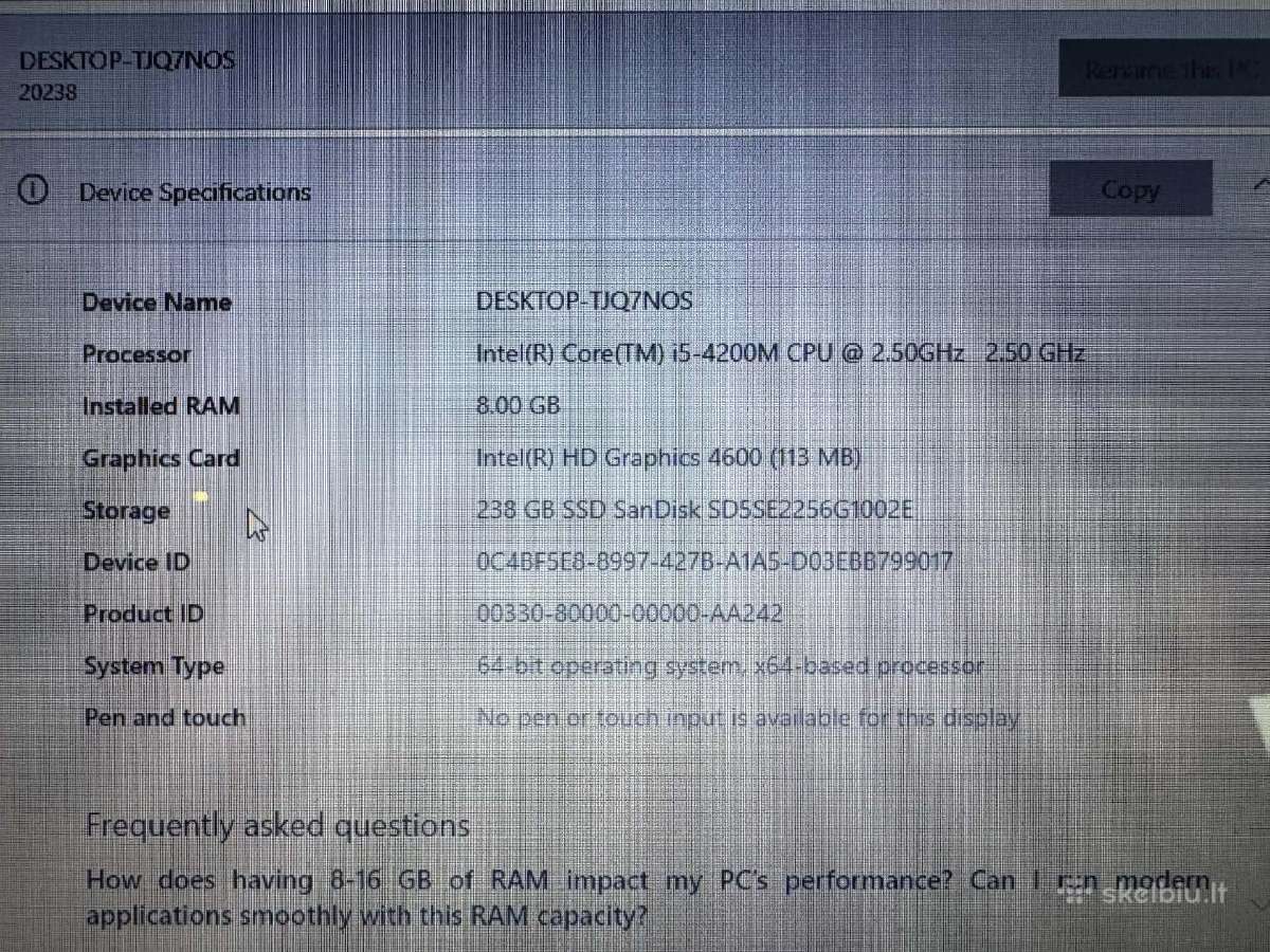 Lenovo su i5 procesoriumi - nuotraukos Nr. 3