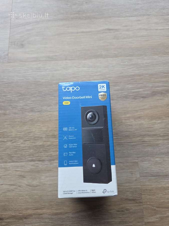 Ring Doorbell Plus Pro Tapo D230s1 C425 C720 C410 - nuotraukos Nr. 37
