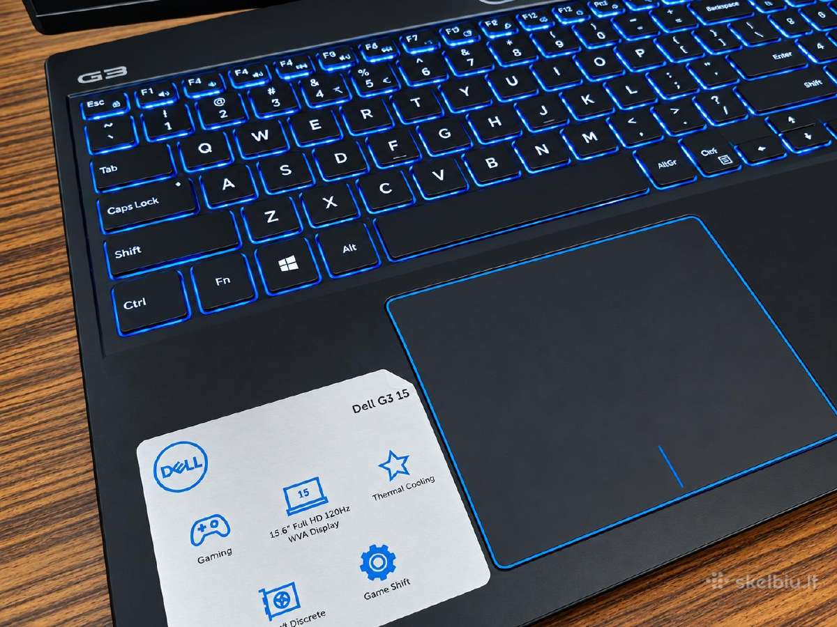 Dell G3 Gaming Laptop (Kaip naujas!) - nuotraukos Nr. 3