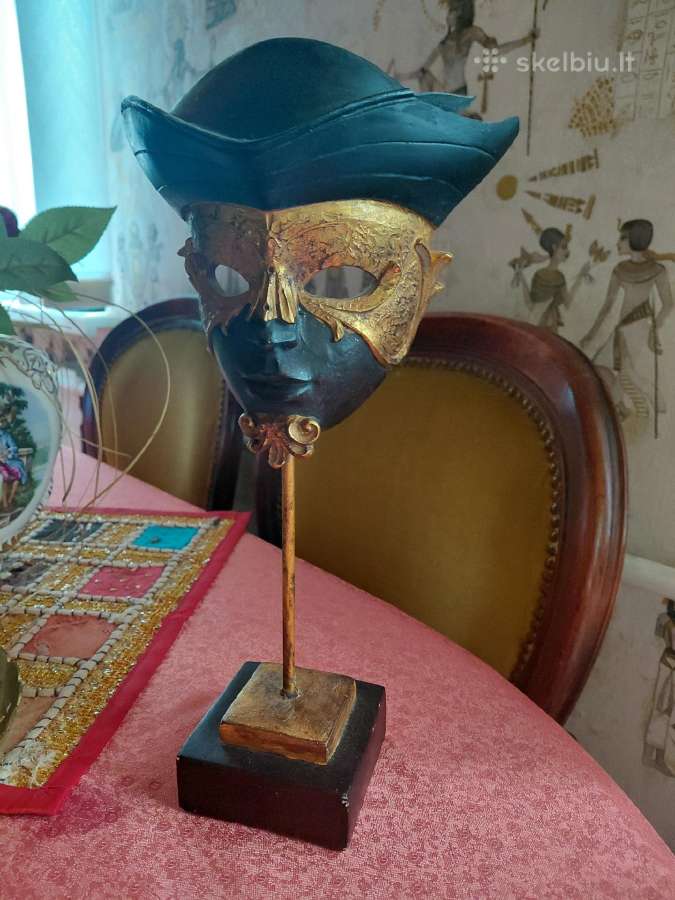 Metalinė kaukė 35 cm - nuotraukos Nr. 3