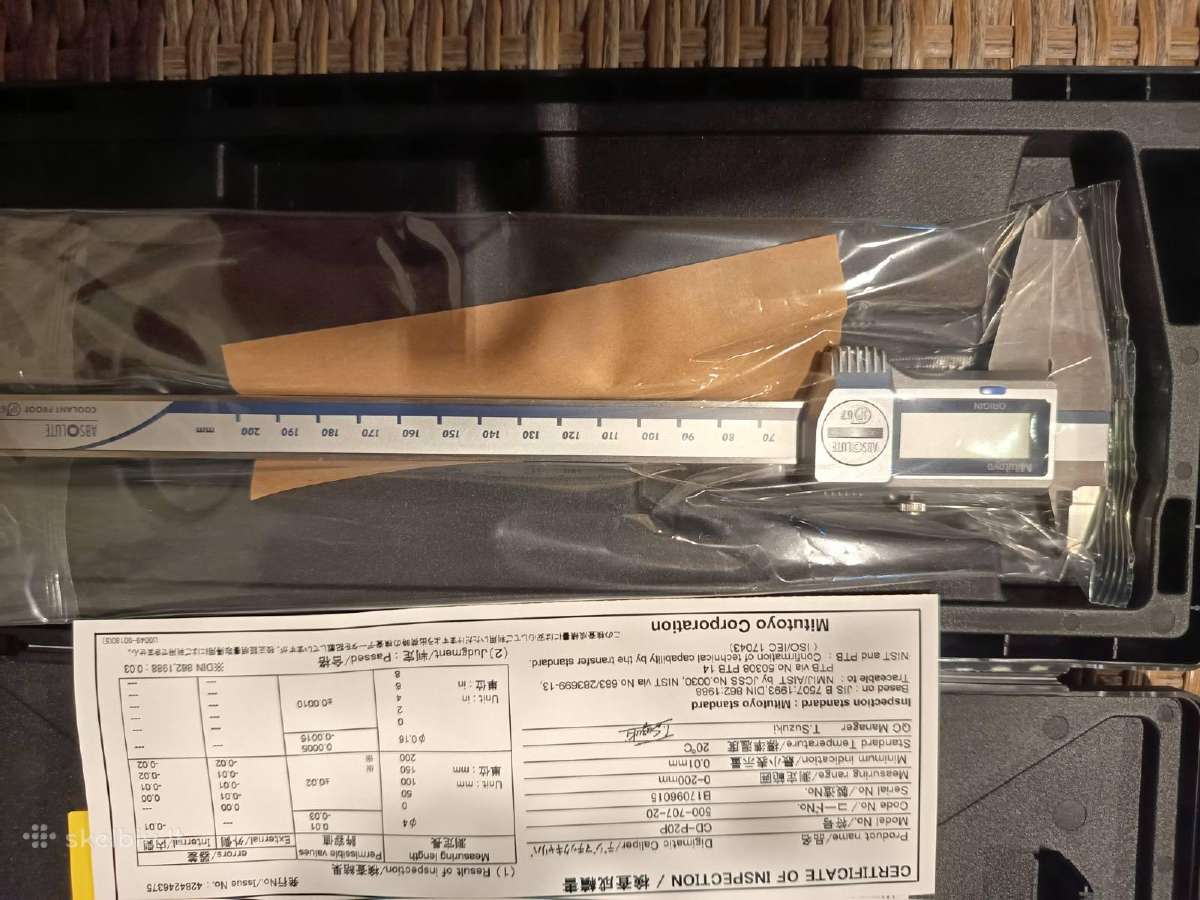 Elektroninis slankmatis 200mm - nuotraukos Nr. 4