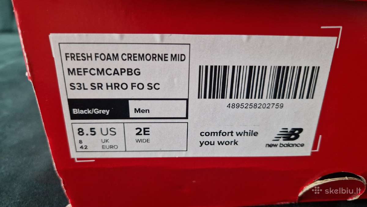 Darbo batai New Balance Fresh Foam Cremorne Mid - nuotraukos Nr. 6