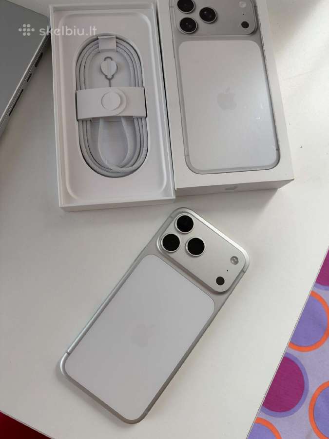 iPhone 17 Pro Max silver 256gb - nuotraukos Nr. 3