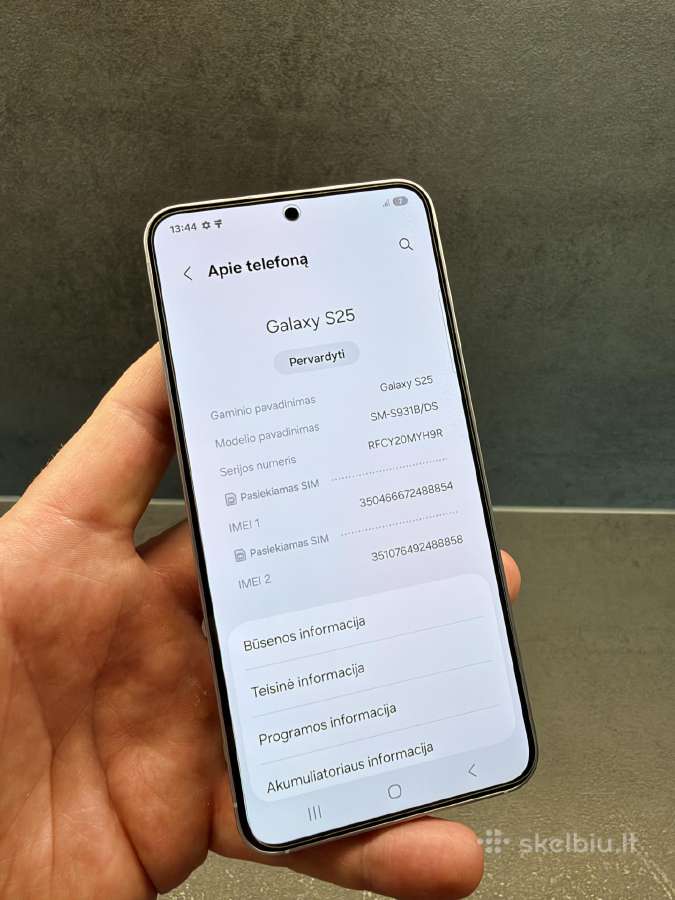 Samsung Galaxy S25, 12/256gb Icy Blue - nuotraukos Nr. 8