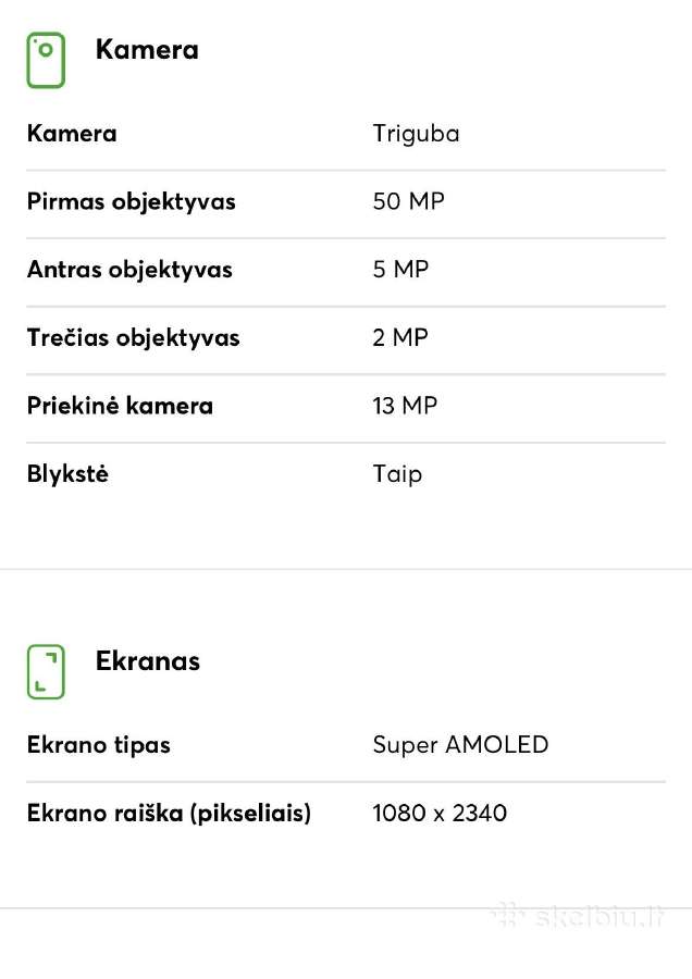 Galaxy A17 4G išmanusis telef.128gb , Light Blue - nuotraukos Nr. 10