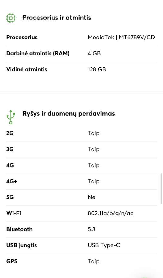 Galaxy A17 4G išmanusis telef.128gb , Light Blue - nuotraukos Nr. 11