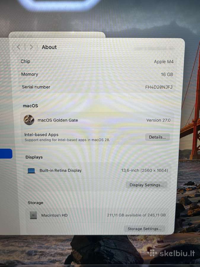 MacBook Air 2025 M4 - nuotraukos Nr. 7