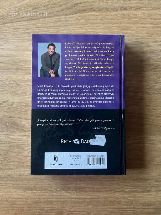 Turtingas tėtis, vargšas tėtis - R. Kiyosaki - nuotraukos Nr. 2