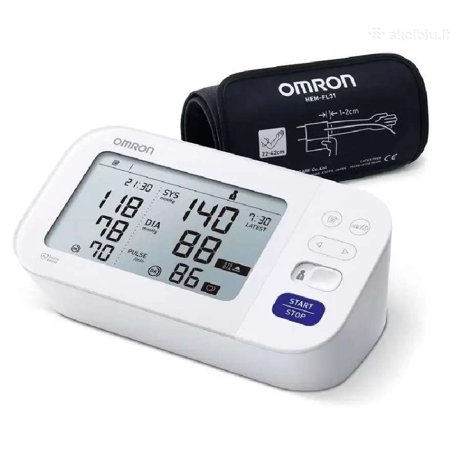 Omron M6 Comfort Afib kraujospūdžio matuoklis - nuotraukos Nr. 2