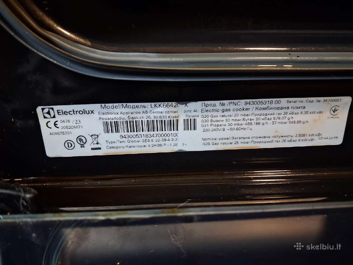 Dujinė viryklė Electrolux Steambake Airfry - nuotraukos Nr. 4