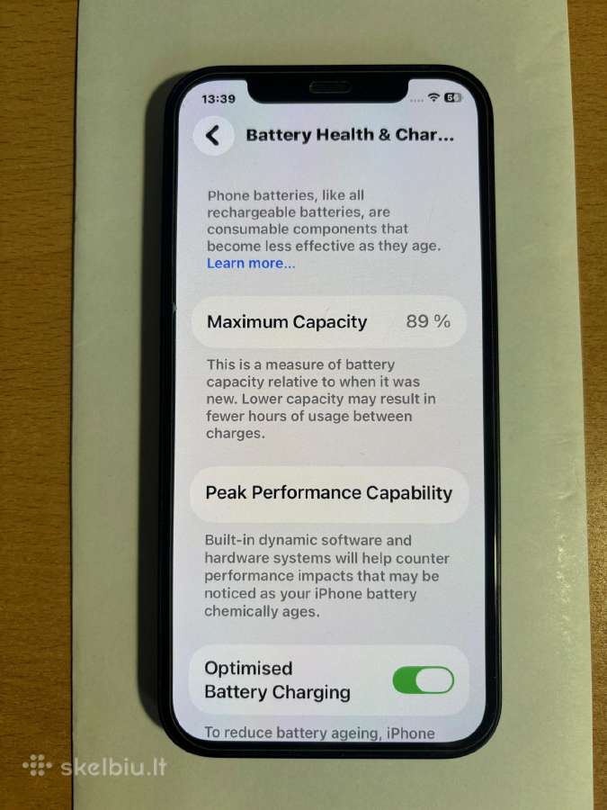 Idealios būklės iPhone 12, 128gb - nuotraukos Nr. 2
