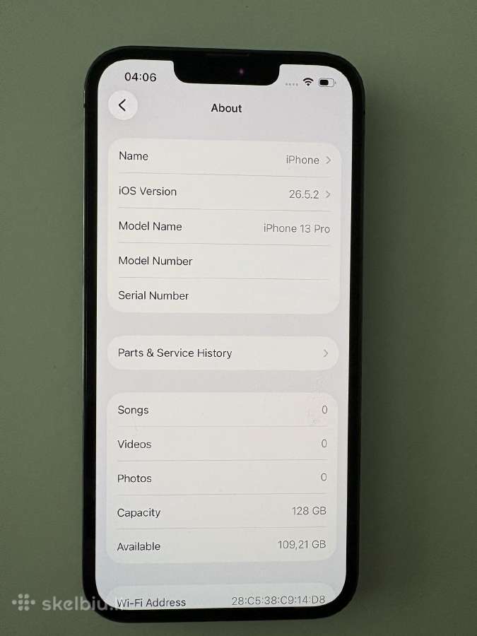iPhone 13 pro - nuotraukos Nr. 4
