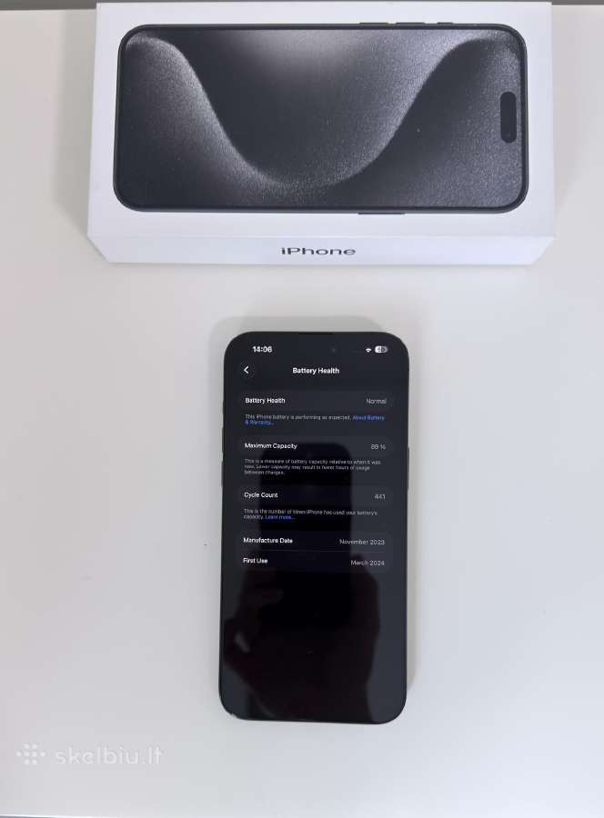 iPhone 15 pro max 256 GB - nuotraukos Nr. 4