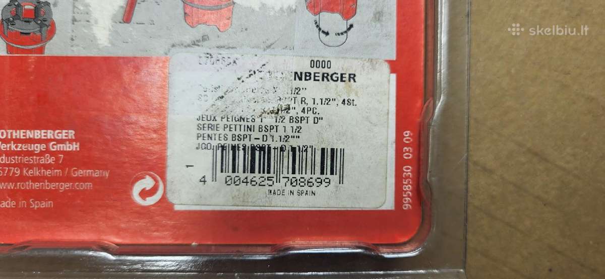 Rothenberger sriegimo plokštelės - nuotraukos Nr. 2