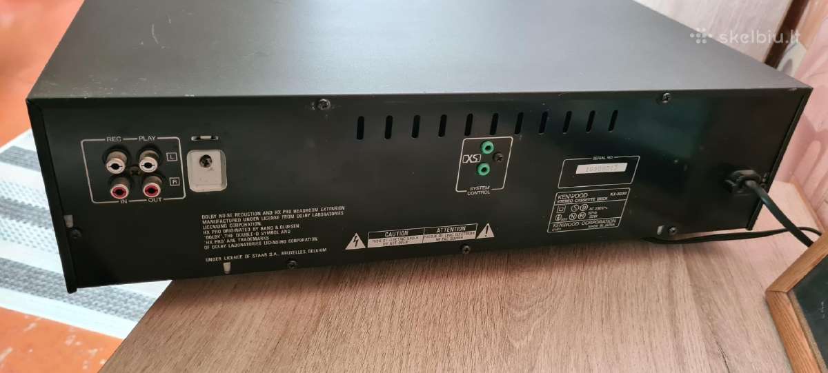 Kasetinė deka Kenwood Kx-3030 (su defektu) - nuotraukos Nr. 4