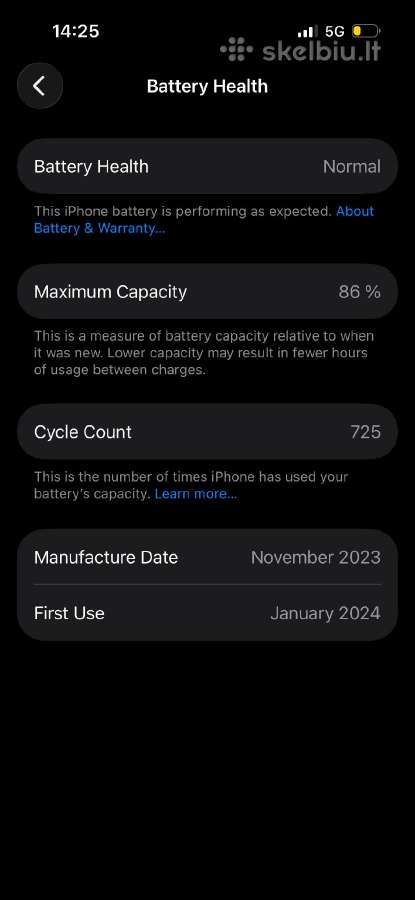 iPhone 15 Pro 128gb - nuotraukos Nr. 8