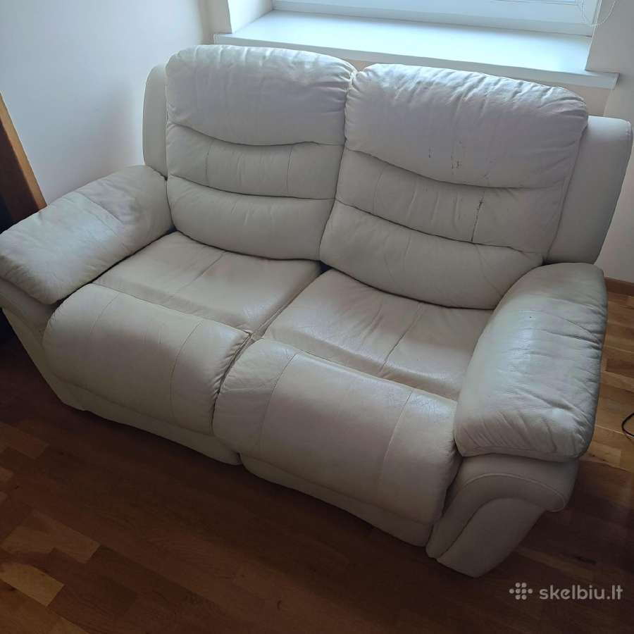 Odinių baldų komplektas (2+1+1), visi reklaineriai - nuotraukos Nr. 9