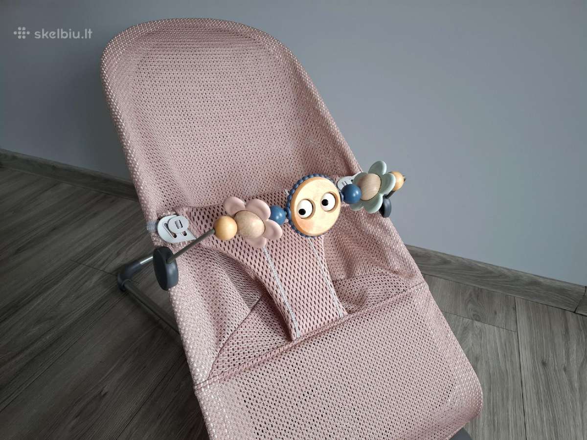 Babybjorn Bouncer Bliss Mesh Dusty Pink Gultukas - nuotraukos Nr. 2