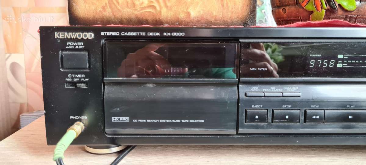 Kasetinė deka Kenwood Kx-3030 (su defektu) - nuotraukos Nr. 5