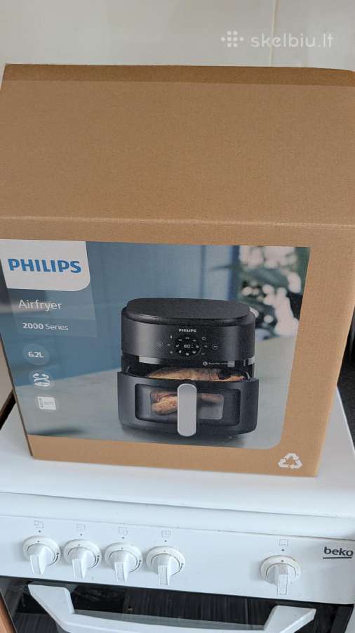 Karšto oro keptuvė Philips 2000 Series (6.2 l) - nuotraukos Nr. 4