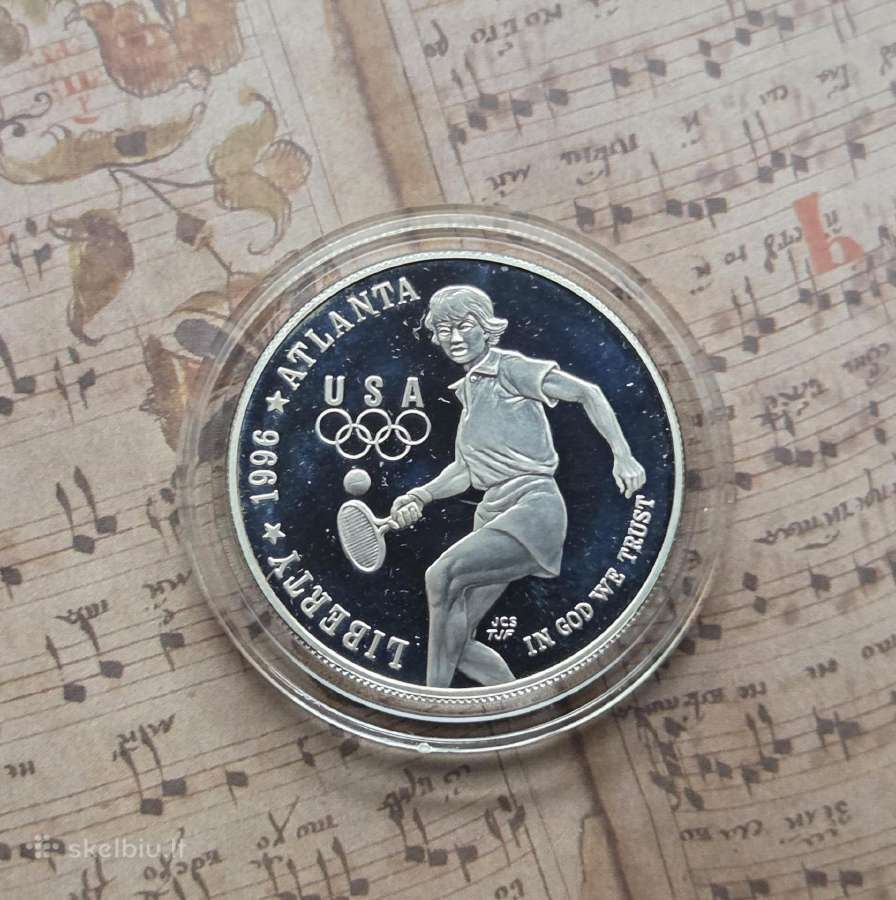 1 doleris JAV 1996 - Atlantos olimpiada - nuotraukos Nr. 3