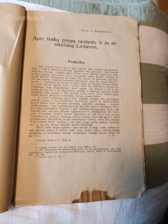 Basanavičiaus apie Trakų prygų tautystę - nuotraukos Nr. 3