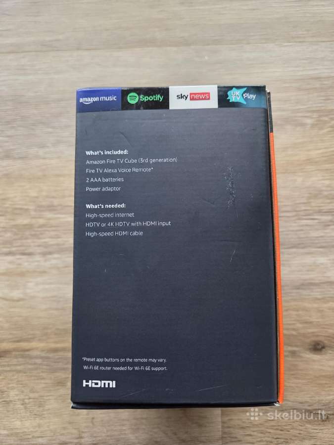 Amazon Fire TV Cube 3rd Gen Multimedijos - nuotraukos Nr. 3