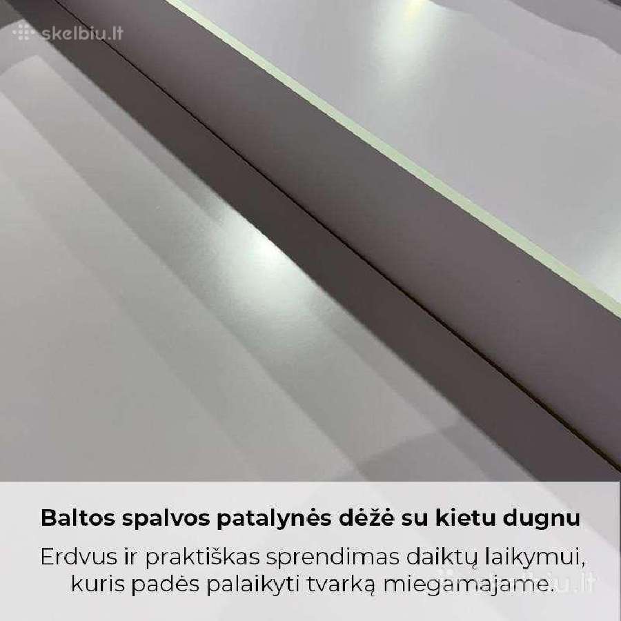 Dvigulė miegamojo lova su patalynės dėže - nuotraukos Nr. 10