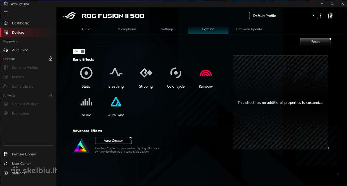 Asus Rog Fusion II 500 ausinės - nuotraukos Nr. 8
