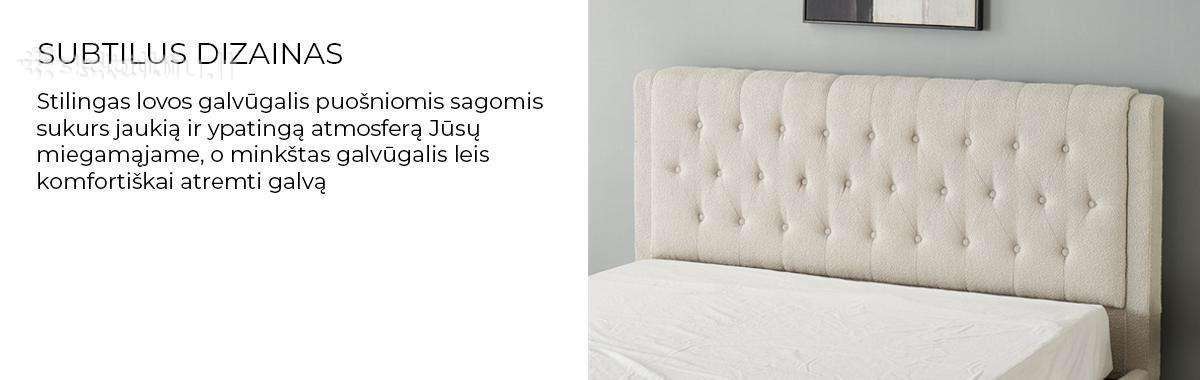 Dvigulė miegamojo lova su patalynės dėže - nuotraukos Nr. 19