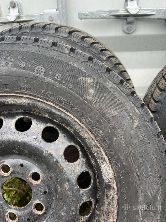 Ziemines padangos 195/70 r15c su ratlankiais 5x112 - nuotraukos Nr. 4