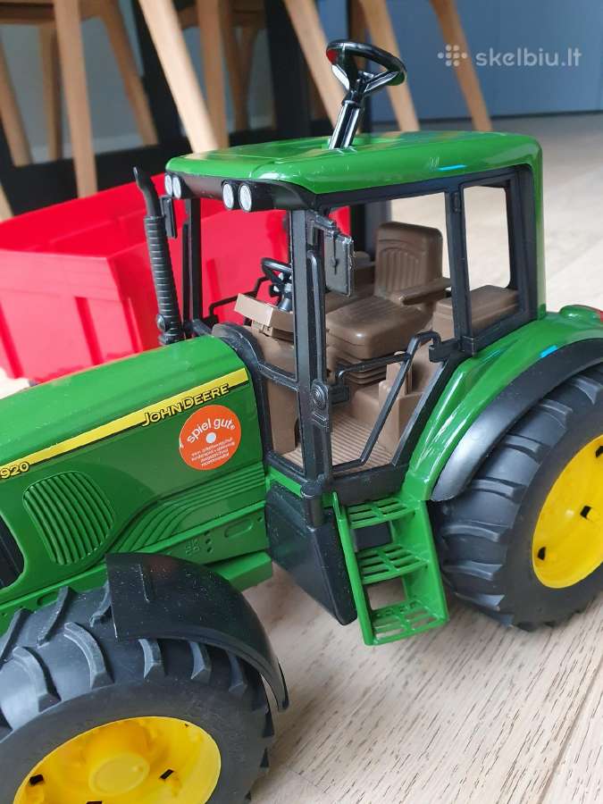 Bruder John Deere traktorius, kombainas+2priekabos - nuotraukos Nr. 2