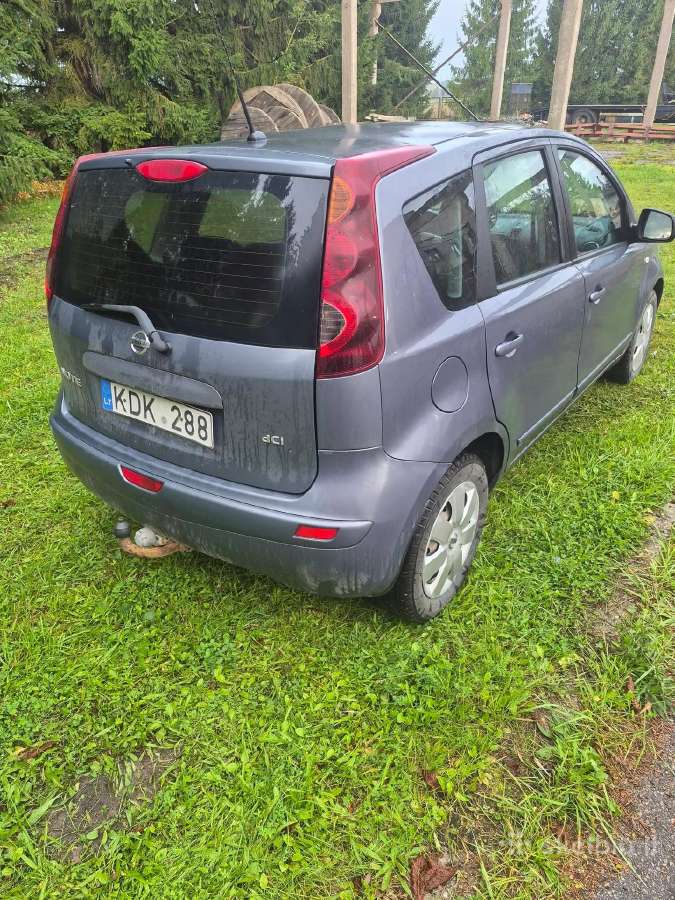 Parduodu Nissan Note ekonomišką automobilį - nuotraukos Nr. 3