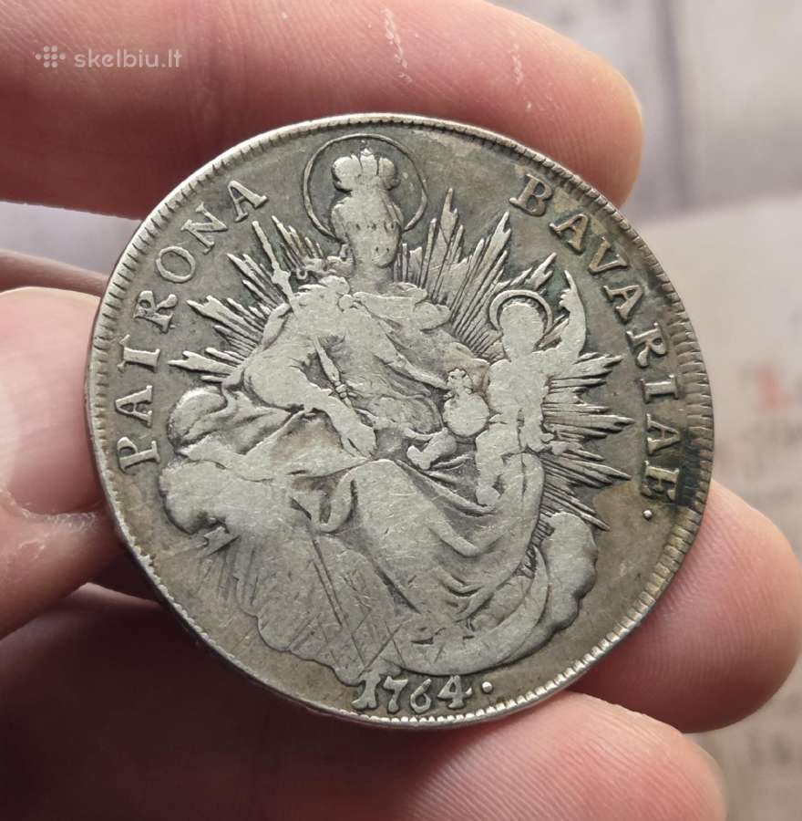 1 taleris 1764 Vokietija Bavarija - nuotraukos Nr. 2