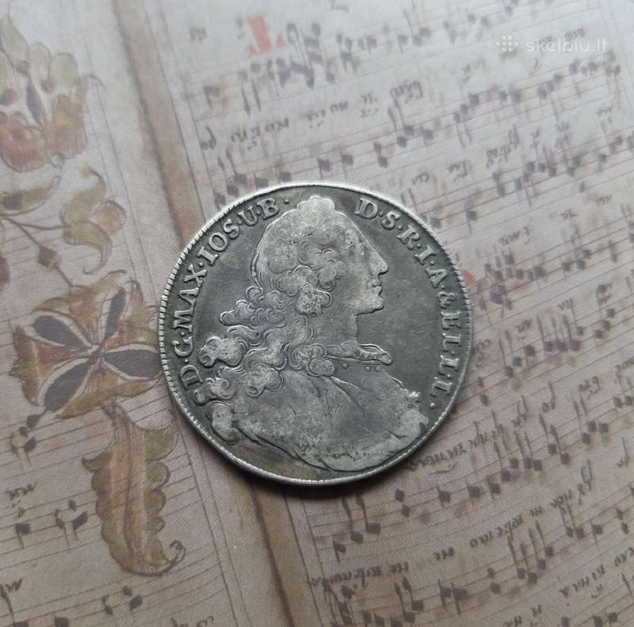 1 taleris 1764 Vokietija Bavarija - nuotraukos Nr. 3