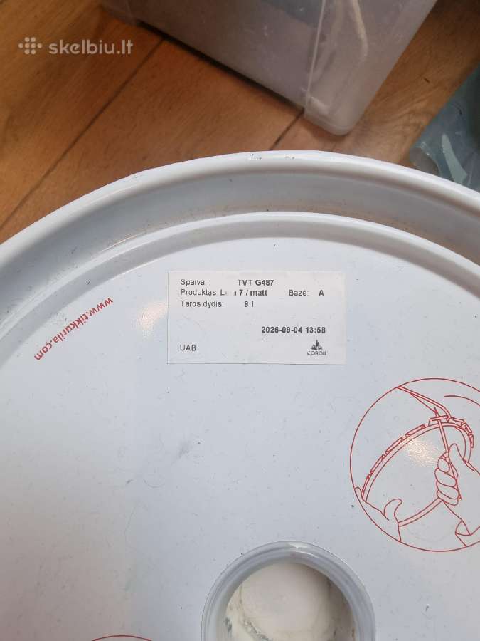 Neatidaryti+ Tikkurila Luja7 11.5l Šviesiai pilki - nuotraukos Nr. 3