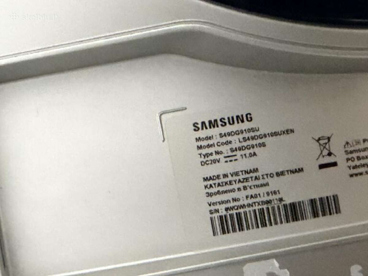 Samsung Odyssey G9 Oled - nuotraukos Nr. 3