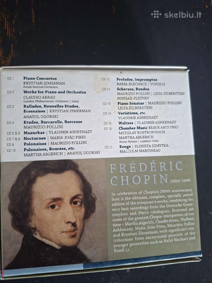 Chopin 17 Cds complete edition - nuotraukos Nr. 3
