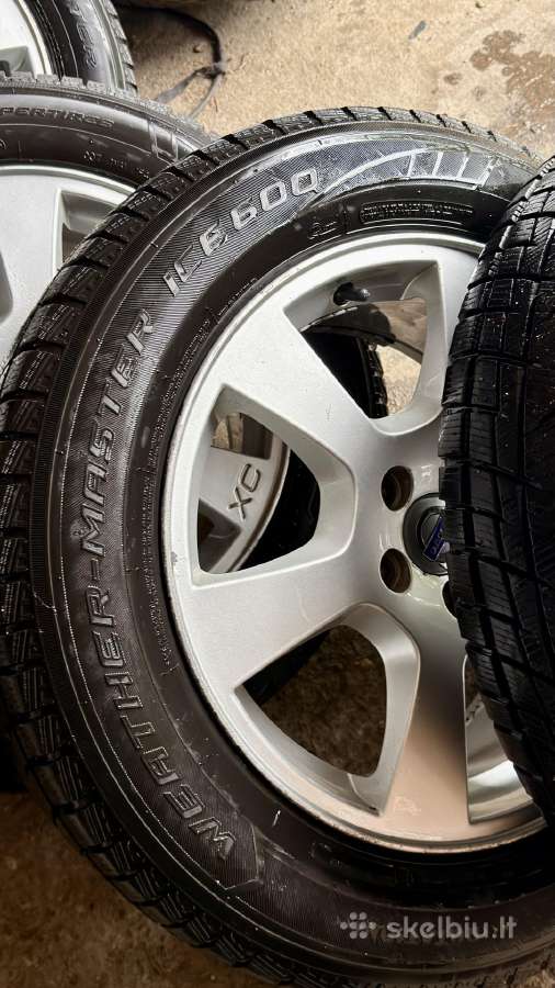 Volvo ratai 225-60 R-17 žieminėmis padangomis. - nuotraukos Nr. 2