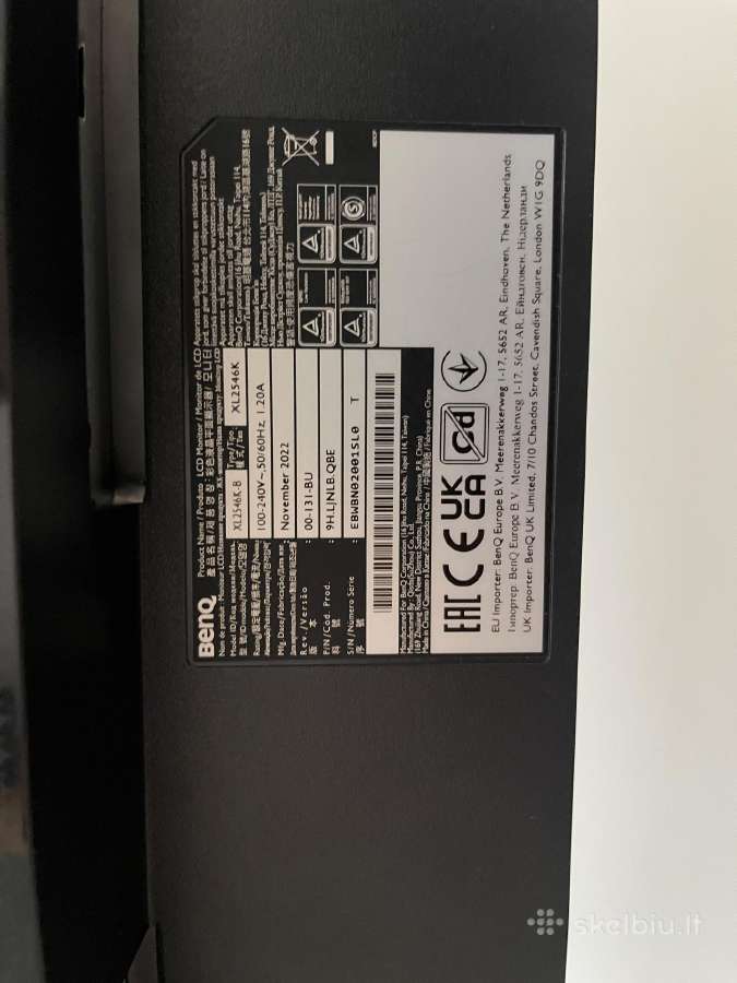Benq Zowie Xl2546k-b - nuotraukos Nr. 6
