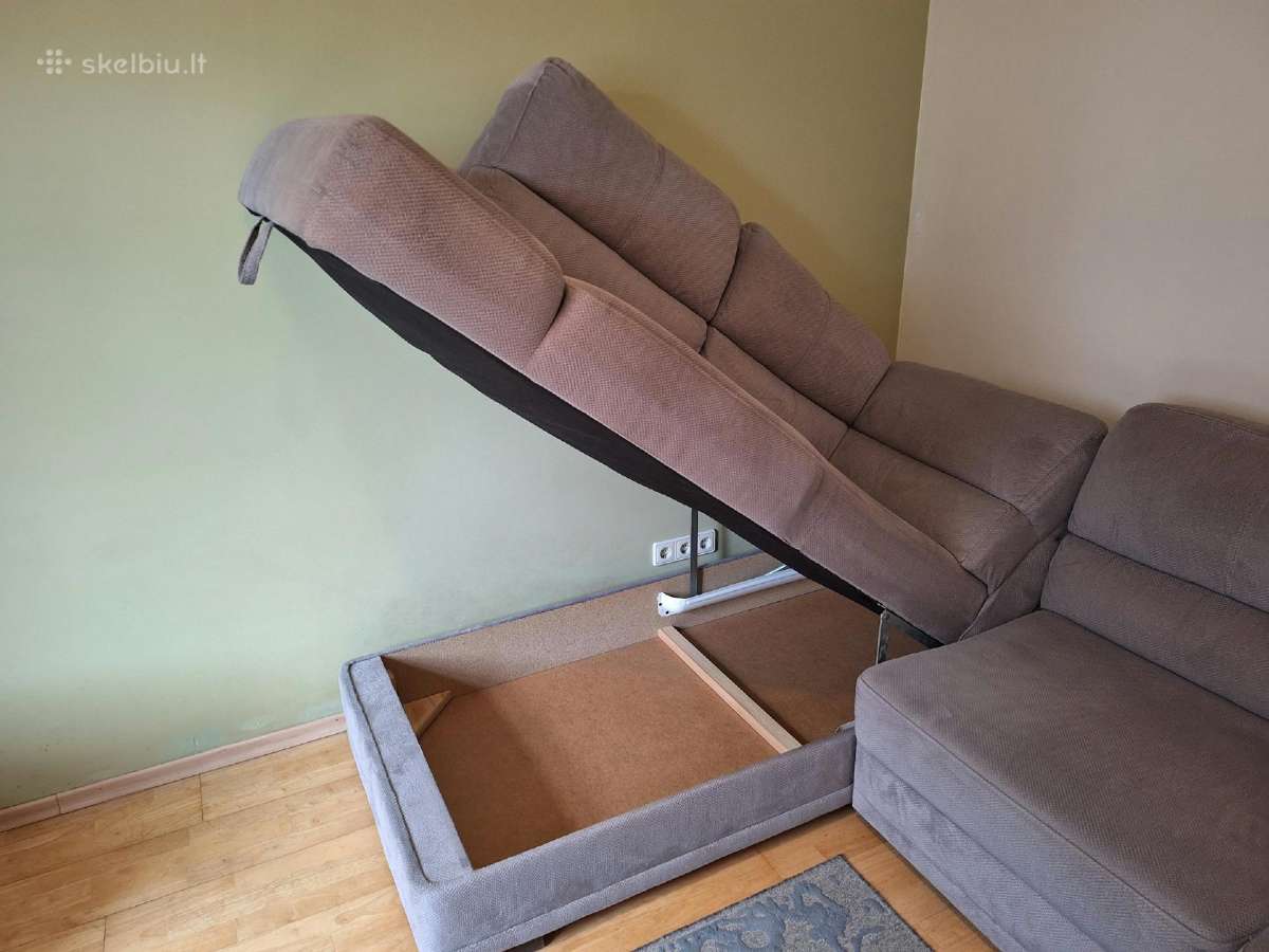 Kampinė sofa-lova - nuotraukos Nr. 5
