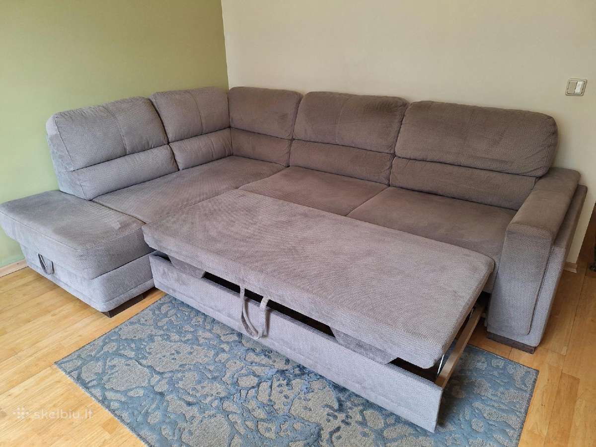 Kampinė sofa-lova - nuotraukos Nr. 2