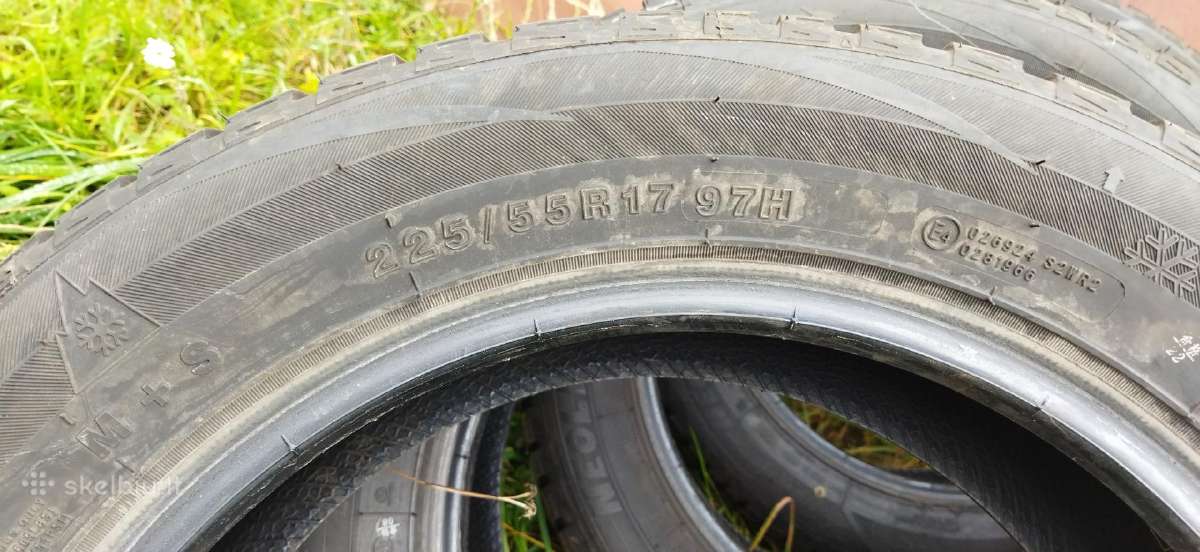 Žiemines padangos 225x55r17 100eur. - nuotraukos Nr. 5