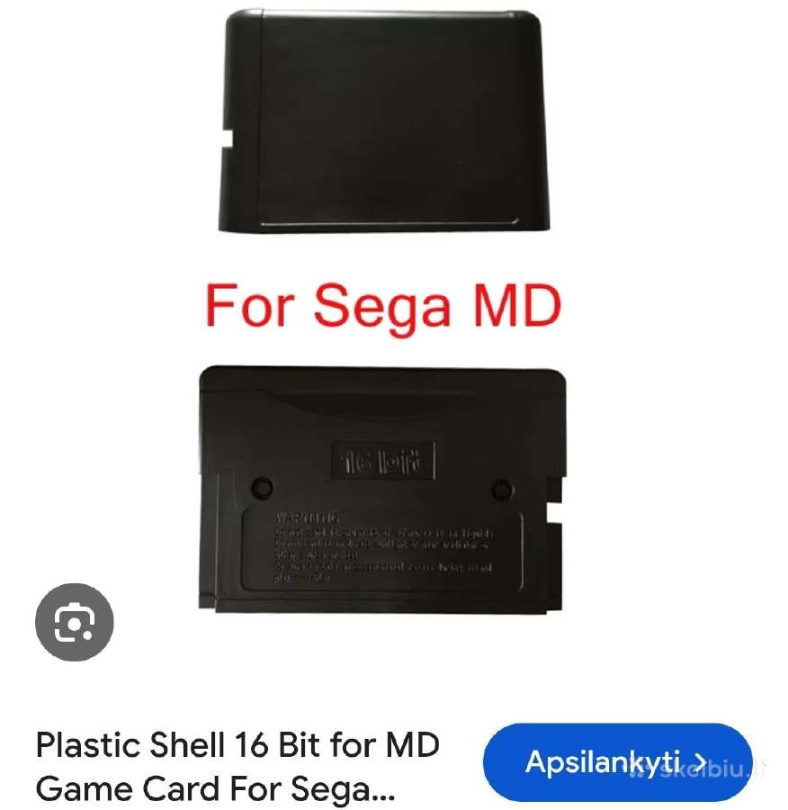 Pirkčiau Sega Md žaidimų "cartrige" remėlių - nuotraukos Nr. 2