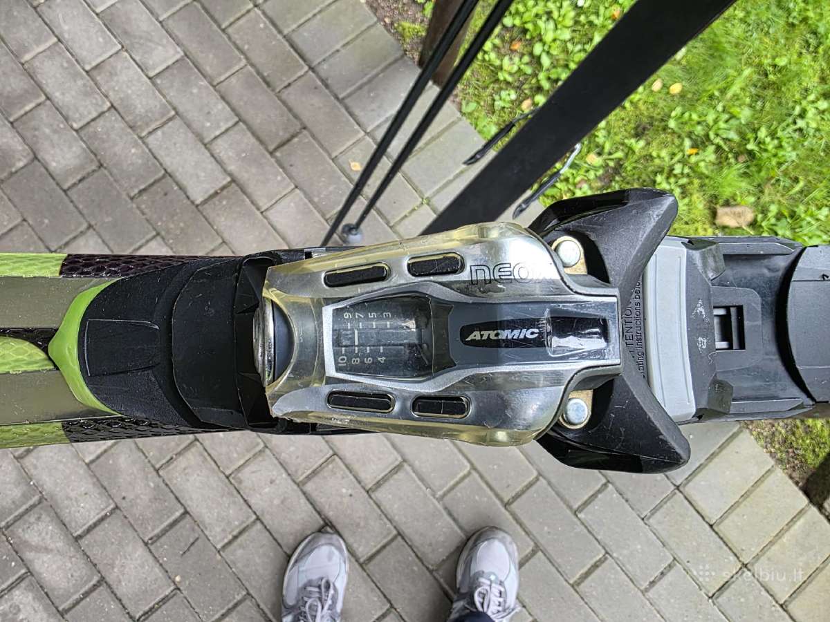 Atomic Sx10 Titanium kalnų slidės 160 cm. - nuotraukos Nr. 10
