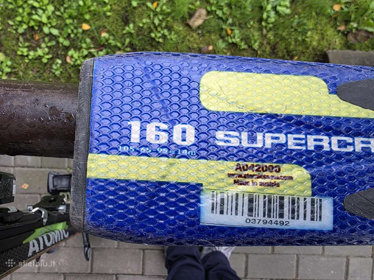 Atomic Sx10 Titanium kalnų slidės 160 cm. - nuotraukos Nr. 12