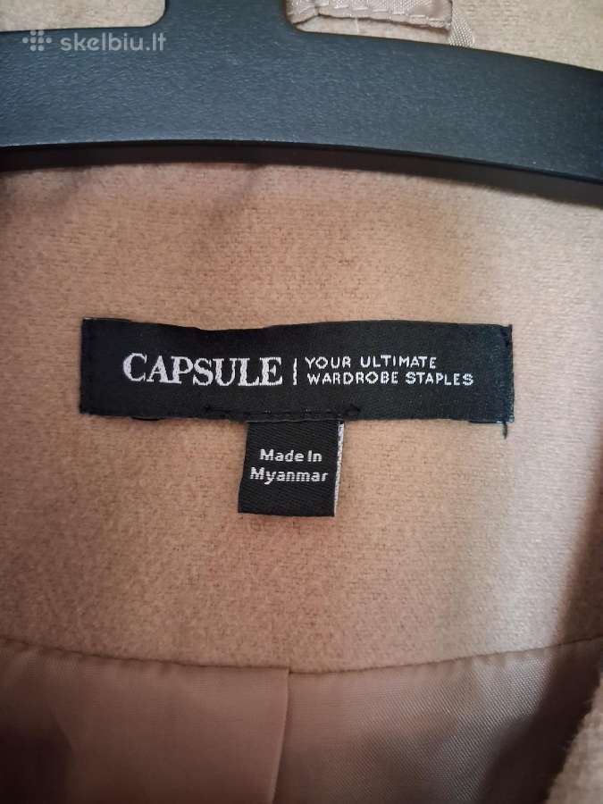 Capsule smėlio spalvos paltas - nuotraukos Nr. 6