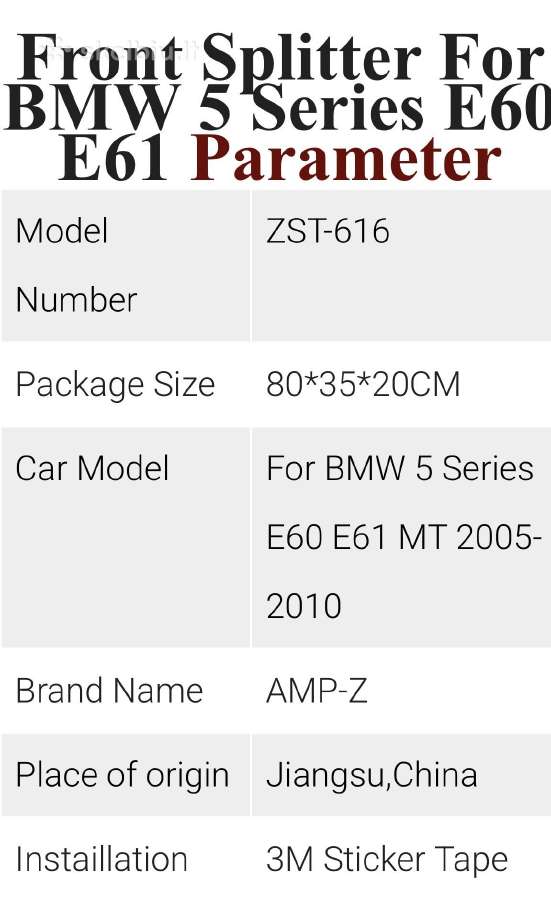 Bmw 5 serijos E60/e61 bamperio apdaila front lipas - nuotraukos Nr. 8
